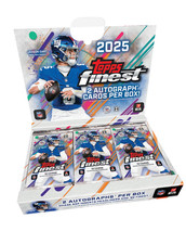 LOT OF 5 X 2025 Topps Finest Football Hobby Box Pre Order