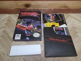 Days of Thunder Nintendo NES 1990 Racing Game Box And Cartridge And Poster