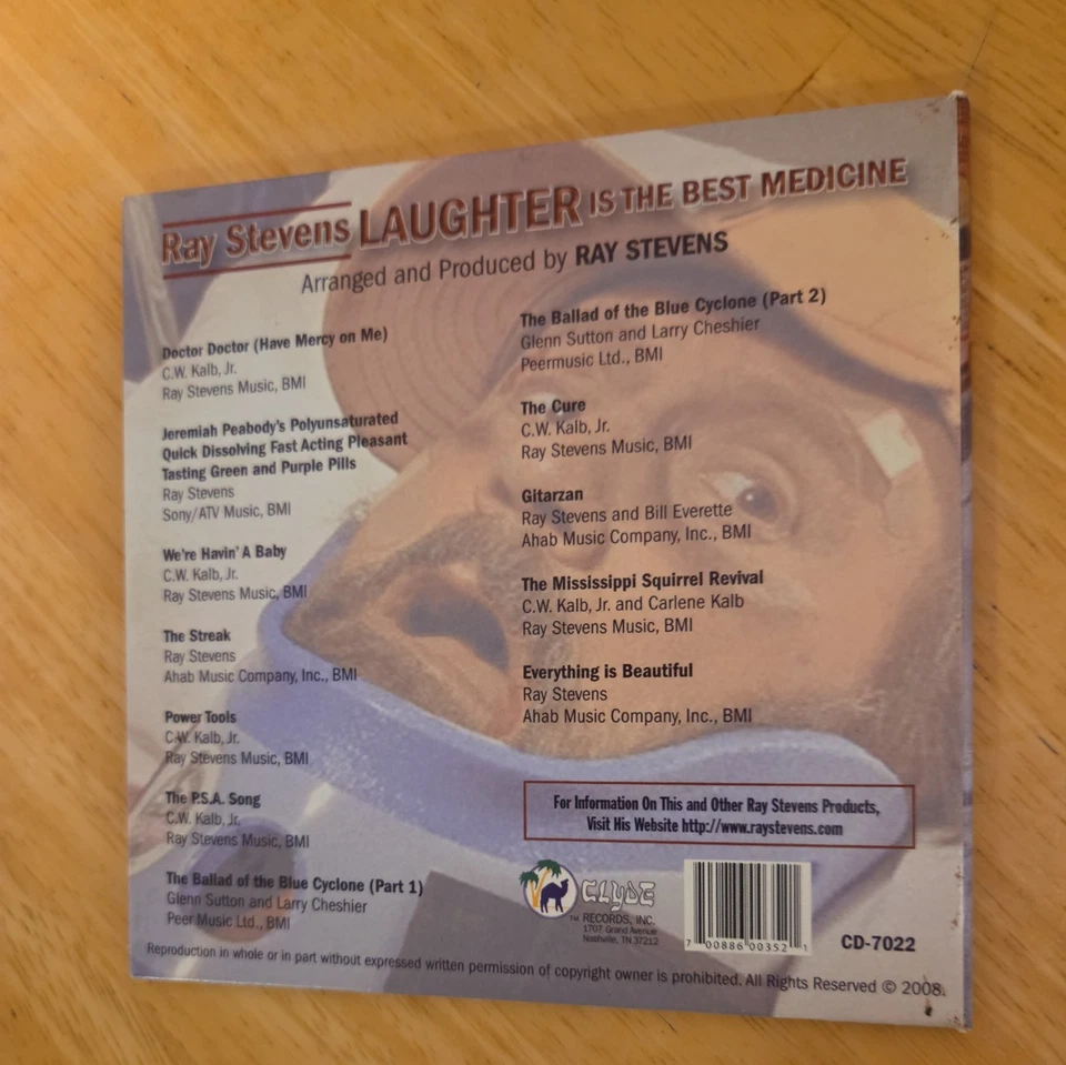 Игра Laughter Is the Best Medicin от Ray Stevens (CD, 2009 года) - Изображение 3 из 3