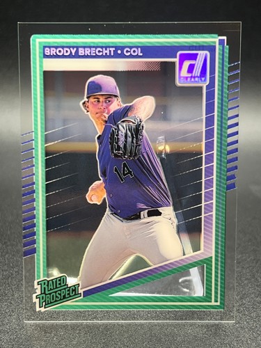 2025 Panini Donruss BRODY BRECHT CLEARLY RATED PROSPECT #105 COLORADO - 第 1/1 張圖片