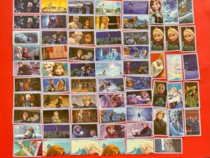 Disney Frozen Panini Sticker Lot 66 Pcs Elsa Anna Olaf Glitter Foil