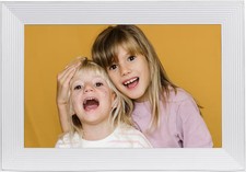 Aura Home - Aura Carver 10" Digital Wifi Photo Frame-Chalk - Chalk Light