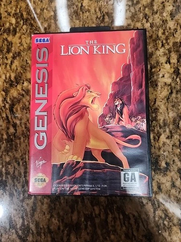 Lion King (Sega Genesis, 1994) CIB Manual Authentic Retro Vintage Video Game