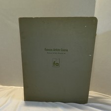 1954 Famous Artists Course Lessons 19-24 Vintage Art Instruction Binder MCM