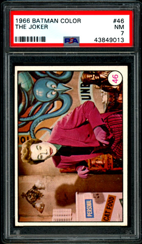 1966 Topps Batman Bat Laffs #46 The Joker — PSA 7