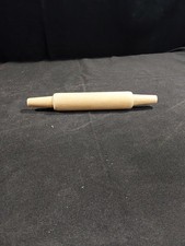 VTG Homemade Doll Accessory Wooden Miniature Rolling Pin 9  One Solid Piece