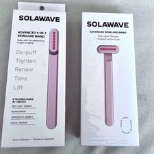 Solawave 4-in-1 Radiant Renewal Skincare Wand Massager Rose Gold - New Sealed