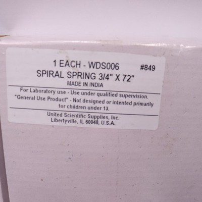 Spiral Spring 3/4'' x 72'' WDS006
