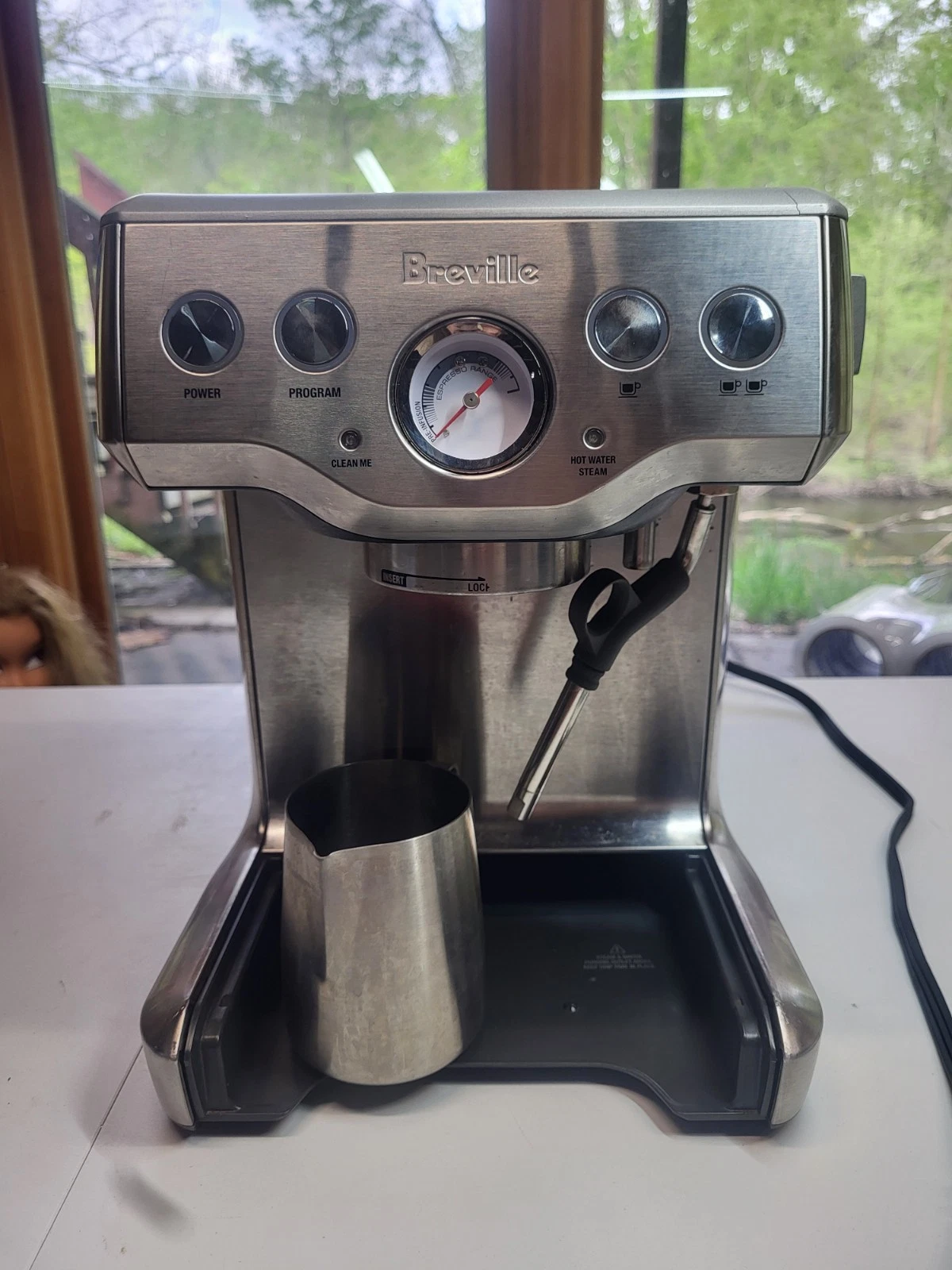Breville BES840XL Infuser Espresso Machine - Silver READ