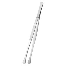 10 Inch Fine Tweezer Tongs Extra-Long Stainless Steel Tweezers for Cooking