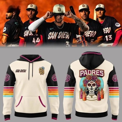 Padres City Connect La Catrina Hoodie Unisex Vintage Graphic Sweatshirt