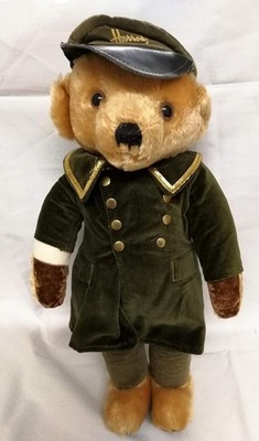 Merrythought 17 Zoll Harrods Doorman Sammlerstück blonder Bär neu mit Etikett.