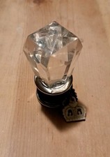 Vtg Juicy Couture Glass Gem Perfume Bottle Ca...
