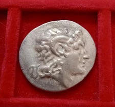 Lysimachos Bithynia, Kalchedon AR Tetradrachm 250-230BC.  Deified Head Alexander