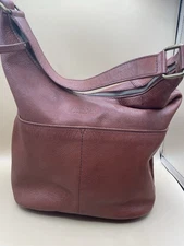 AMERICAN LEATHER COMPANY Brown Leather Hobo Shoulder Bag
