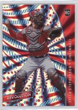 2021 Panini Chronicles Revolution Sunburst 10/50 Tyler Stephenson #4 10ip