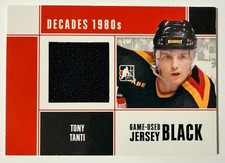 TONY TANTI ~ 2011 IN THE GAME - DECADES 1980s⬛GU CARD#️⃣M-08✴CANUCKS💥