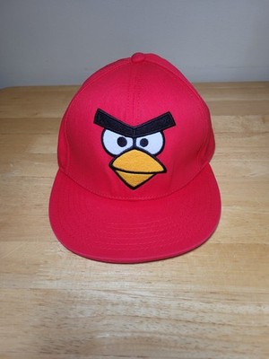 Red Bird Angry Birds Hat Rovio Snapback Cap Retro Video game  Read Description 