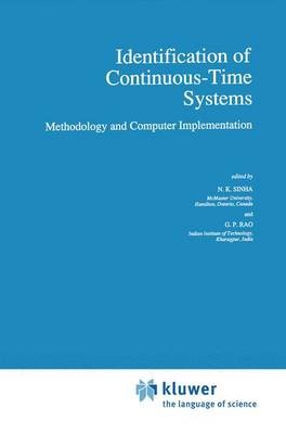 Identification of Continuous-Time Systems - 9789401055765