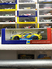 Spark Porsche 911 RSR-19 24h Le Mans 2021 Yellow/Blue Bleekemolen 1:43 Case