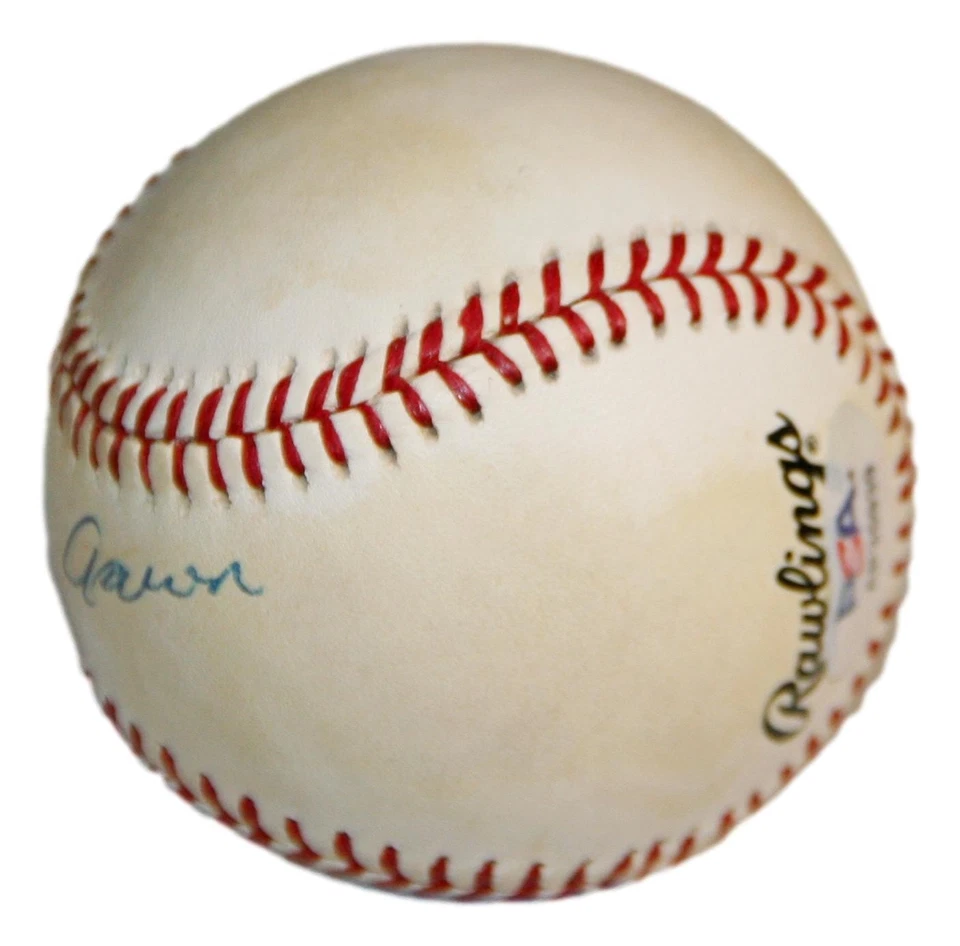 Hank Aaron Autographed Official National League Baseball Braves PSA/DNA - Image 3 of 4