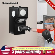 Wall Mount Punching Bag Boxing Training Equipment For Hooks Uppercuts Home Gym