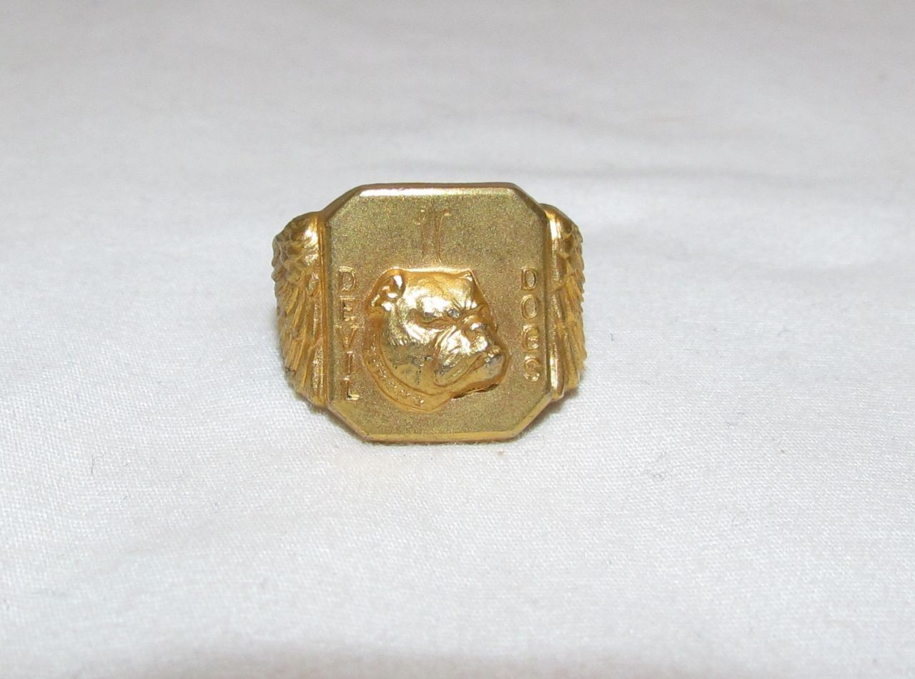 1935 Quaker Oats Devil Dogs of the Air Premium Ring from James Cagney ...