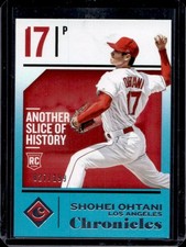 2018 Chronicles Shohei Ohtani RC Teal Rookie #/199 Angels