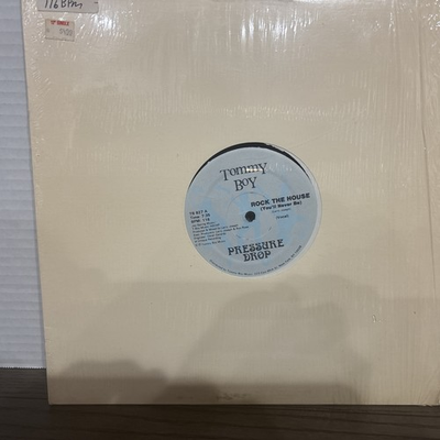#ad Rock The House Pressure Drop 12 Inch Single Vinyl Record 1983 Tommy Boy $15.00