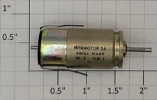 Faulhaber 1524E012S 12-Volt DC Can Motor with Gearbox