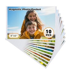 Magnetic Picture Frame, 10 Pcs Magnetic Picture Frames for Refrigerator 4x6,