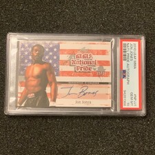 Jon Jones Auto 2010 Leaf MMA National Pride Autograph Card PSA 10 GEM MINT 💎
