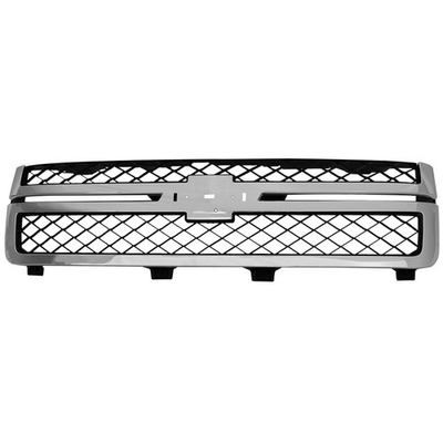 #ad Grille Assembly For 2011 14 Silverado 2500 HD Silverado 3500 HD Black and Chrome $175.06