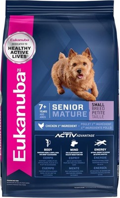 Eukanuba Senior Small Breed Dry Dog Food, 15 lb Bag