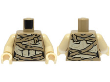 Lego Minifig 1x Torso Brust Mumie Indiana Jones 973pb5165c01 dunkel beige
