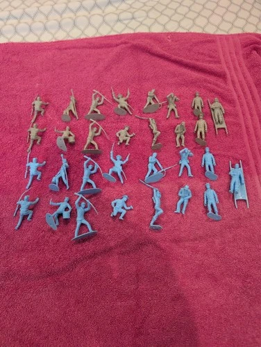 Marx Civil War Playset Heritage Union Soldiers/Rebs Lot