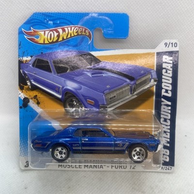 Hot Wheels 68 Mercury Cougar Blue Muscle Mania Ford 12 119/247 2012