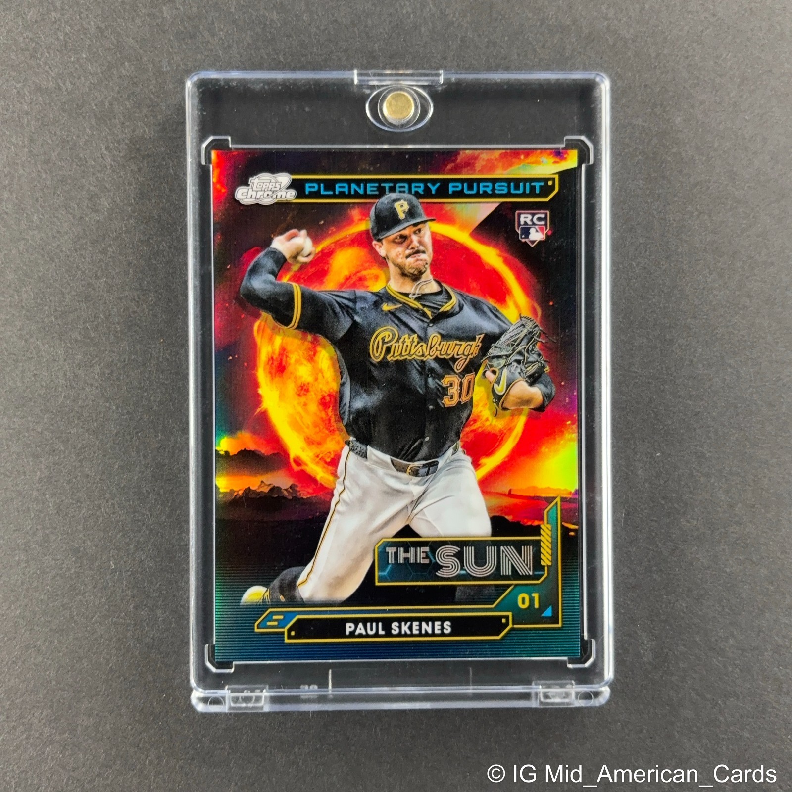 2024 Topps Cosmic Chrome Paul Skenes Planetary Pursuit The Sun #PPS-6 Rookie