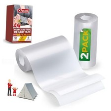 Fabric and Vinyl Repair Tape, Clear, 3-Inches by 20-Inches 2-Set ,