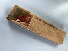 Blackfeet Indian Acrylicolor Pencils Yellow Box Of 12 Vintage - Made in USA