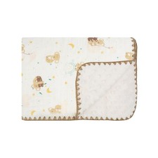 Baby Soft Double Muslin Thick Blanket Dotted Cotton 40x55 In Minky Koala Pad