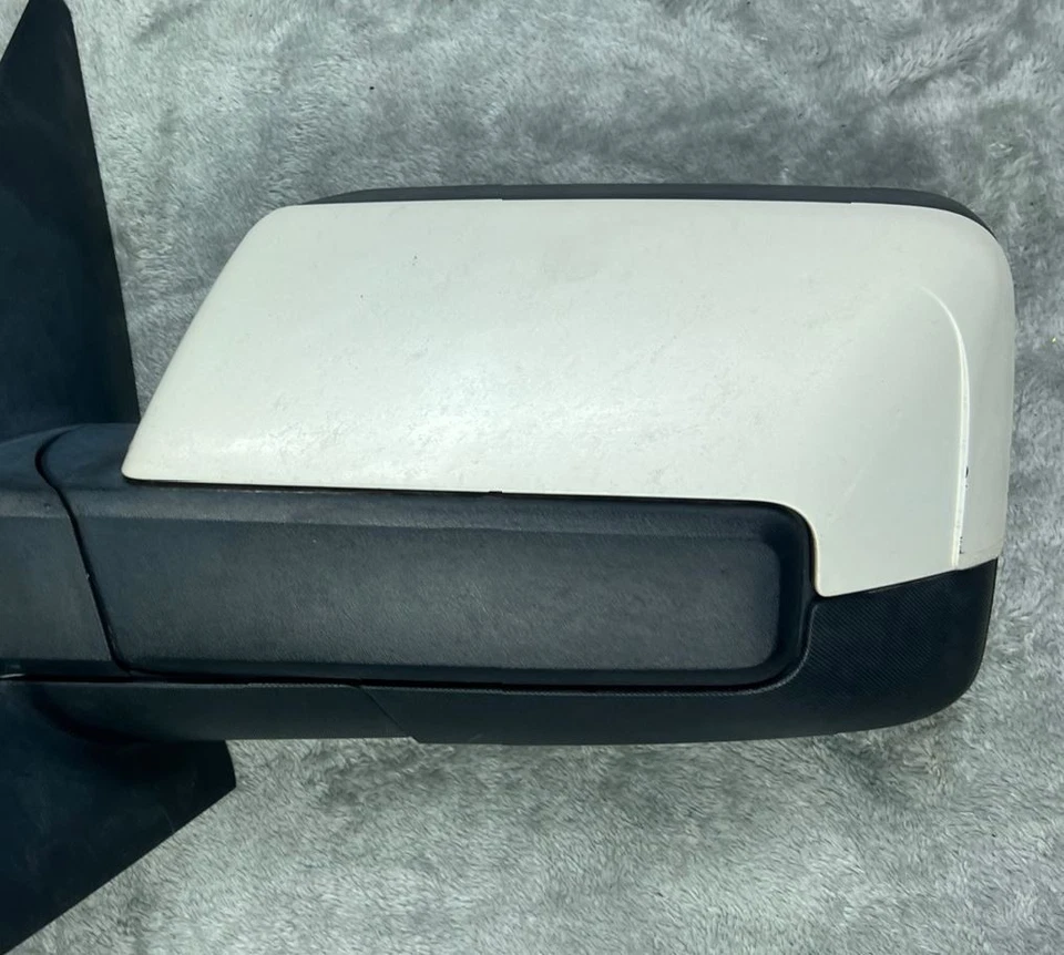 Espejo retrovisor lateral del conductor Expedition Navigator 2007-2014 plegable eléctrico térmico LH blanco OEM Foto 3 de 4