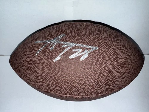 ADRIAN PETERSON SIGNED AUTOGRAPHED FOOTBALL COA BECKETT BAS MINNESOTA VIKINGS