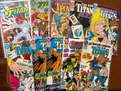 Titans Lot 10: FN+ to VF & Up, Team Titans/New Titans #1-93, DC Comics $8 Ship