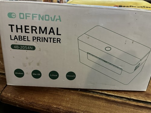 Offnova 4B-2054N White High Speed Thermal Label Printer For Shipping New In Box - 第 4/5 張圖片