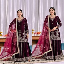 PAKISTANI NEW DRESS BOLLYWOOD SUIT INDIAN WEDDING  TOP SALWAR KAMEEZ PARTY WEAR