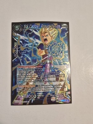 DBS TCG - SS Cabba, Proud Zenith - Saiyan Showdown - BT15-037 SR NM