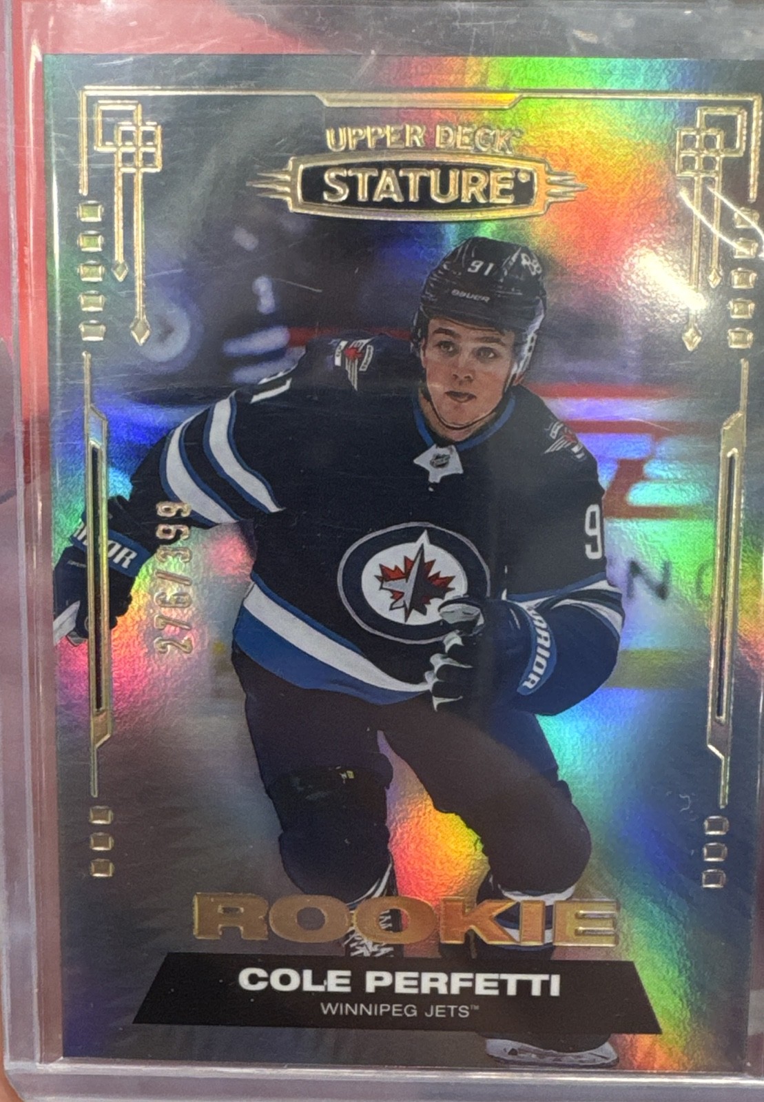 2021-22 Upper Deck Stature - Rookies Cole Perfetti #151 /399 (RC)