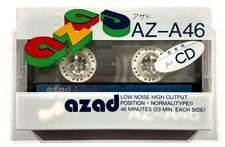 AZAD AZ-A 46   vintage audio cassette blank tape sealed Made in Korea Type I v1