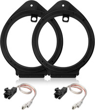 6.5" Speaker Adapter Spacer w Wiring Harness for Chevy Silverado GMC Sierra Buic